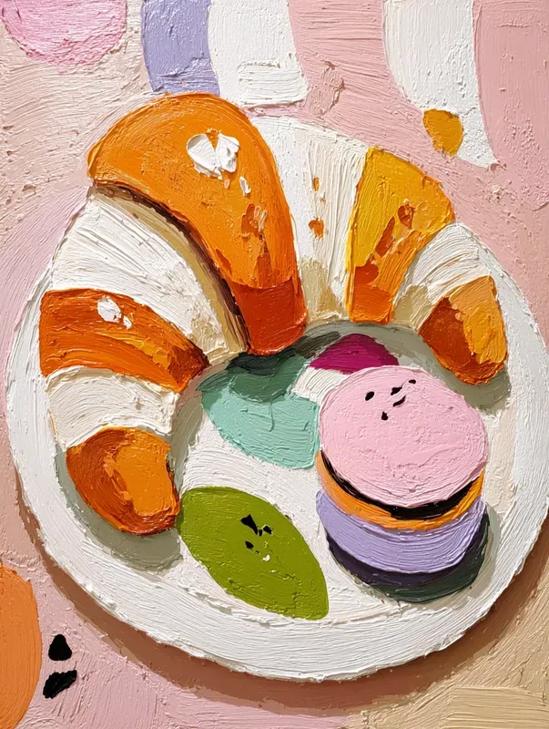 Impasto Bold Texture Illustrations