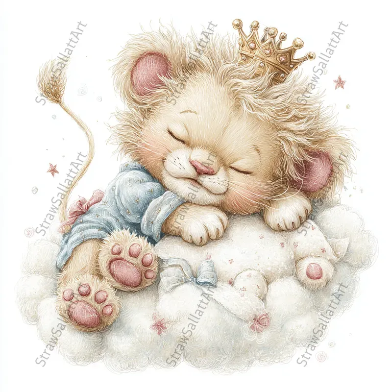 Nursery Baby Shower Character Cliparts