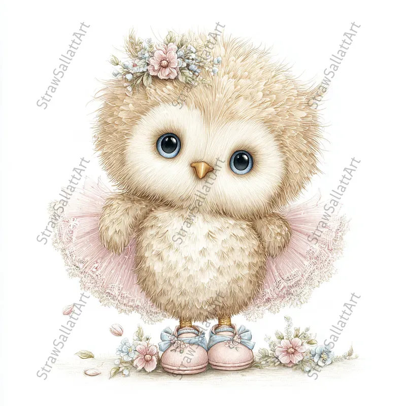 Nursery Baby Shower Character Cliparts