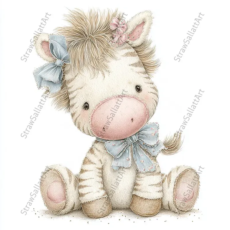 Nursery Baby Shower Character Cliparts