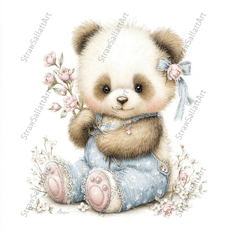 Nursery Baby Shower Character Cliparts