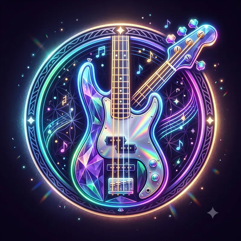Neon Crystal Instrument Emblems