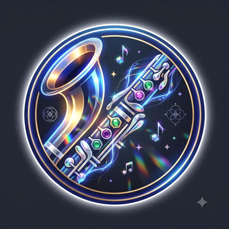 Neon Crystal Instrument Emblems
