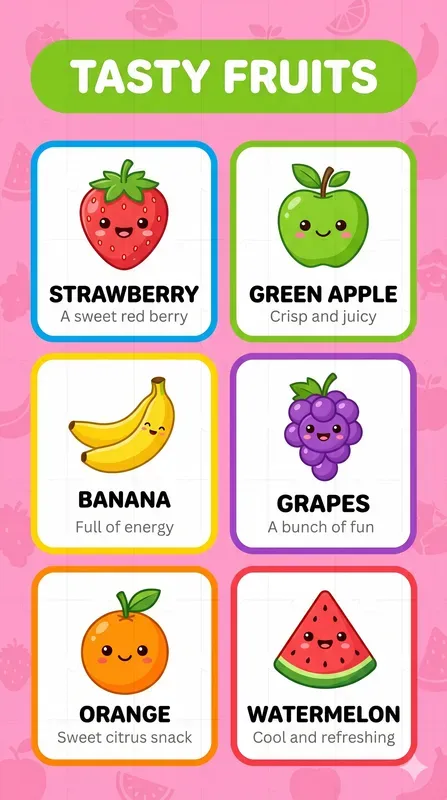 Kindergarten Kids Educational Posters