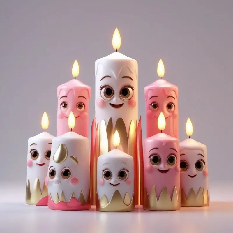 3D Isometric Icons Cozy Magic Homes