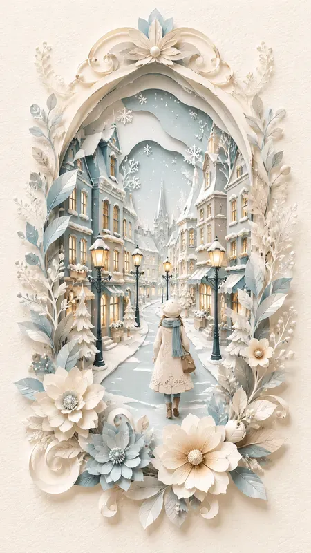 Layered Papercut Dreams