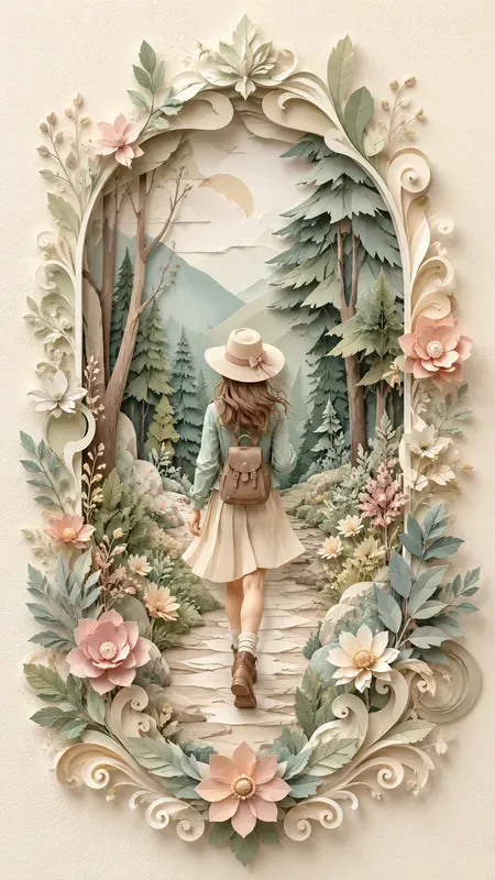 Layered Papercut Dreams