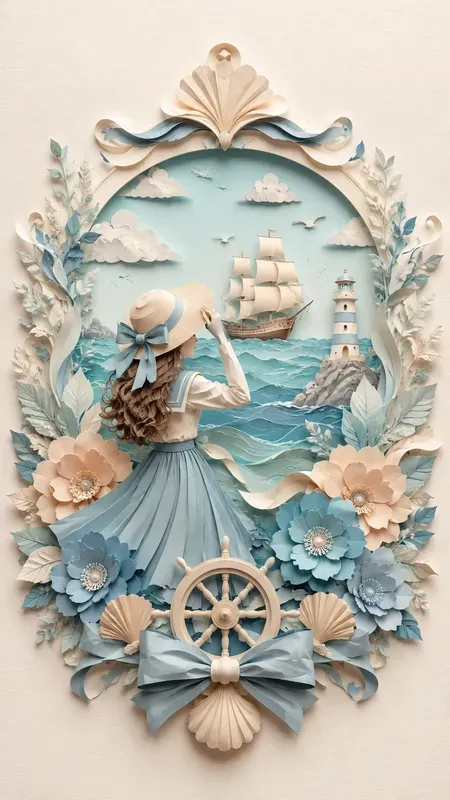 Layered Papercut Dreams