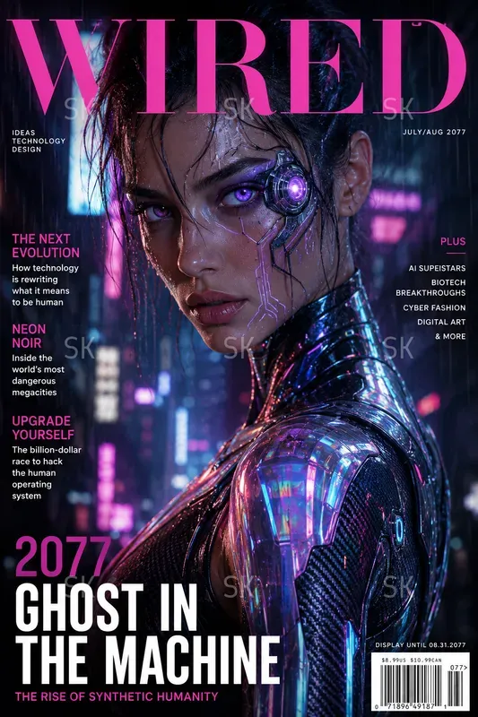 Cinematic Editorial Magazine Covers