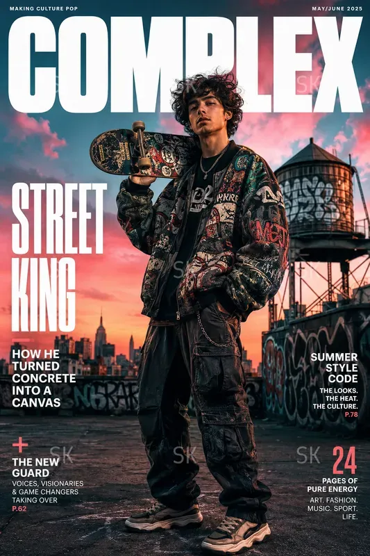 Cinematic Editorial Magazine Covers