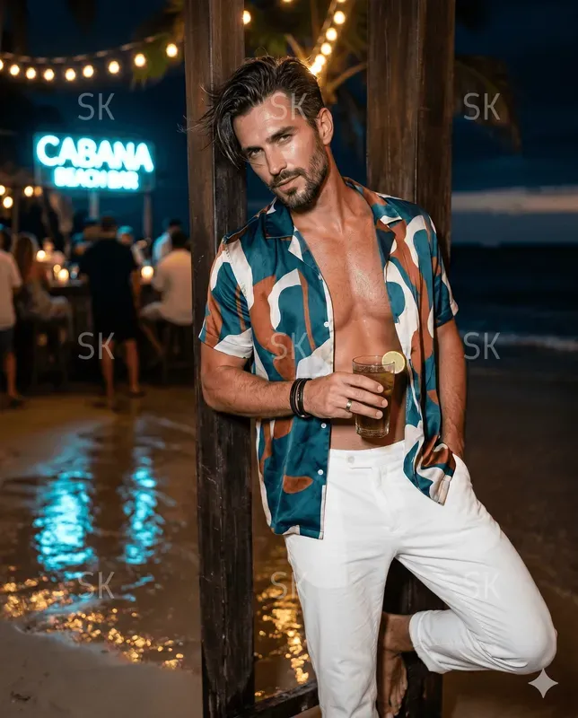 Cinematic Beach Model Photography