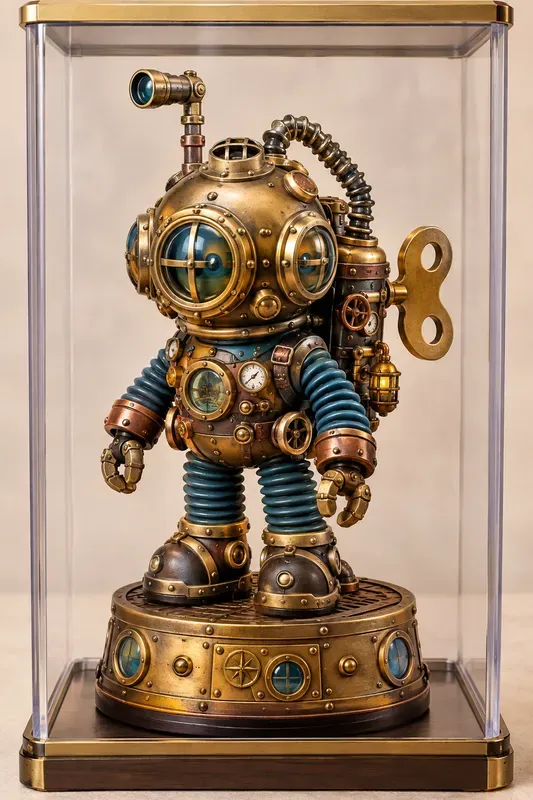 Mechanical Oddities Steampunk 3D Figures