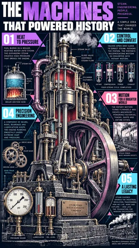 Scientific Engraving Infographics