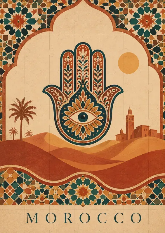Minimalist Folk Art Country Posters