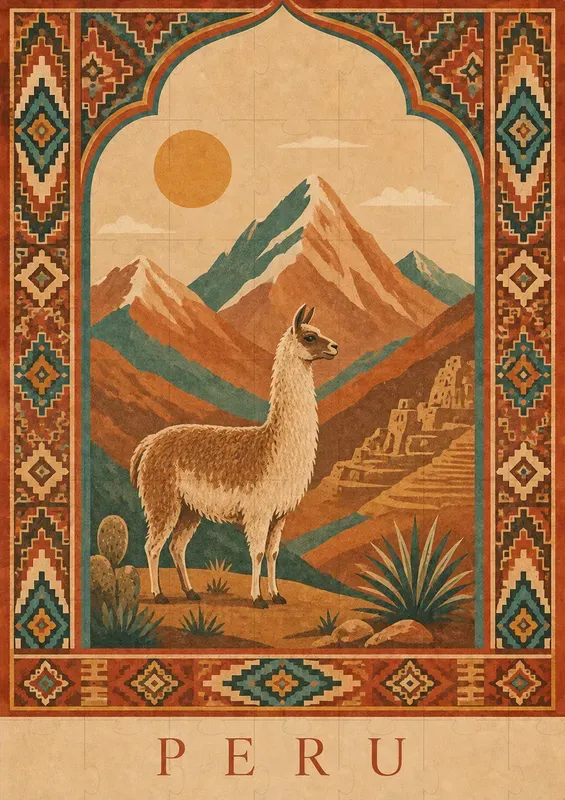 Minimalist Folk Art Country Posters