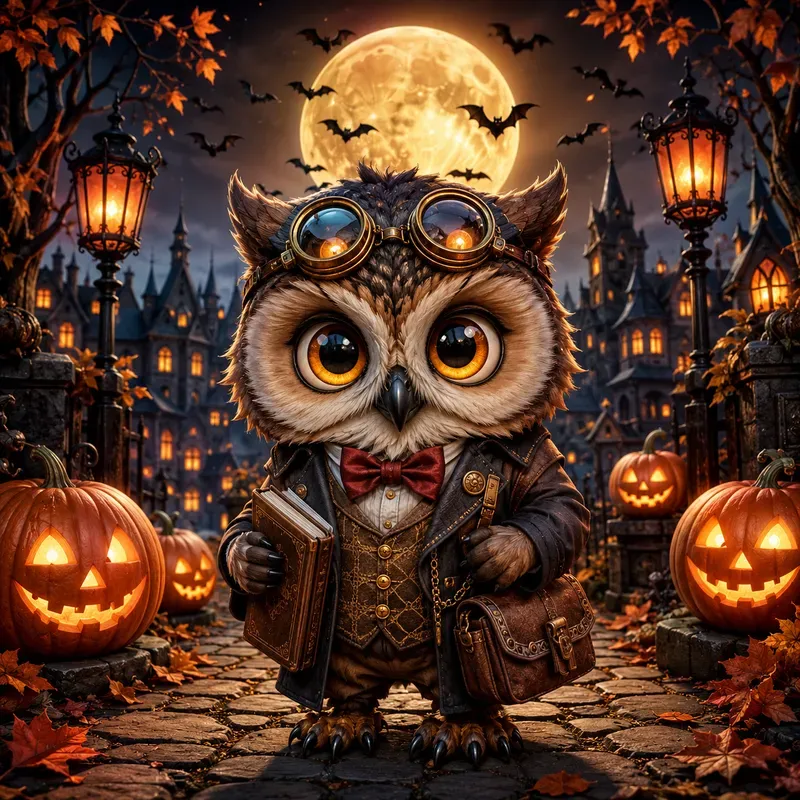 Cute Halloween Chibi Collection Art