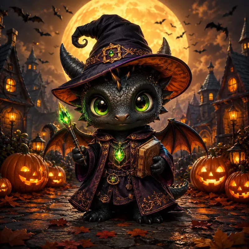 Cute Halloween Chibi Collection Art