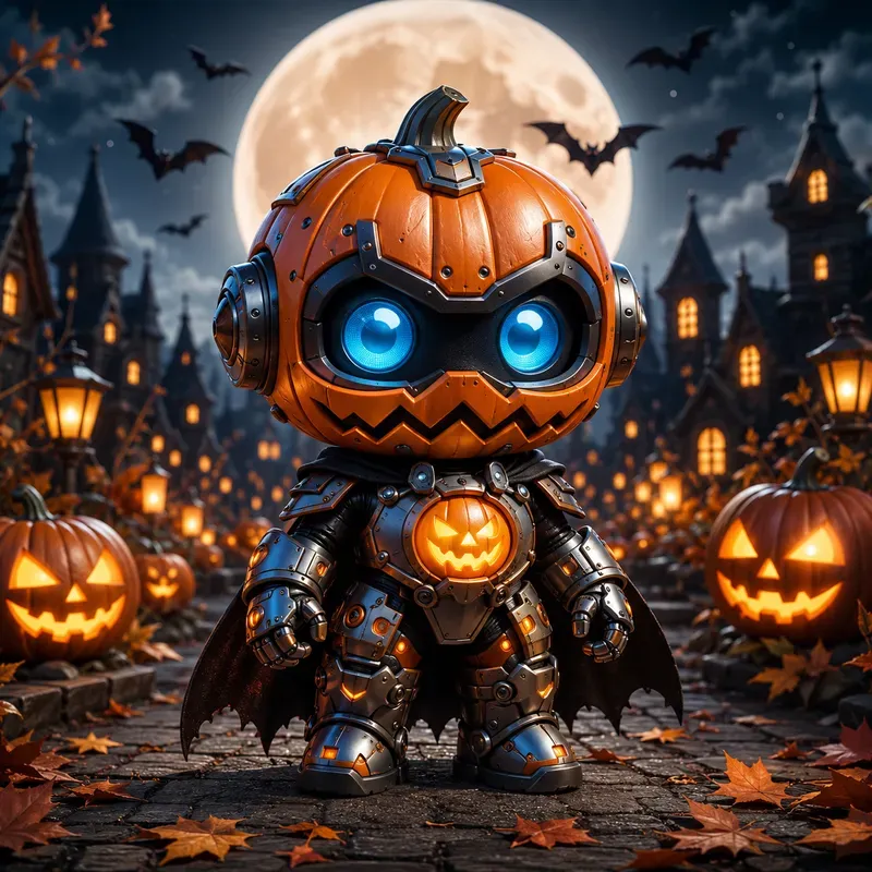 Cute Halloween Chibi Collection Art
