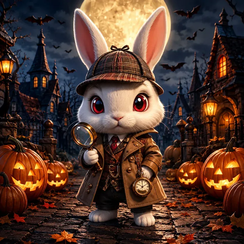 Cute Halloween Chibi Collection Art