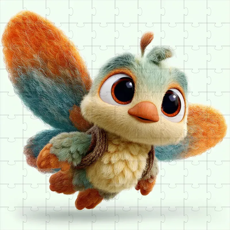 Render Knitted Plush Character Charms