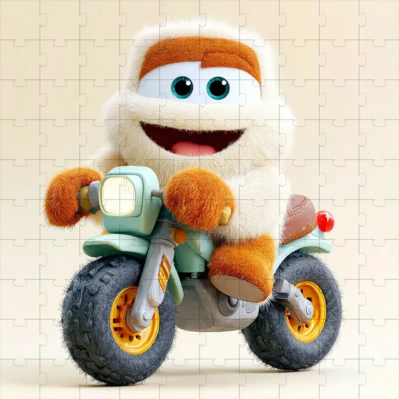 Render Knitted Plush Character Charms