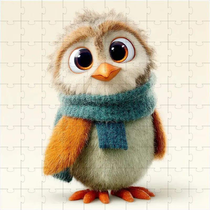 Render Knitted Plush Character Charms