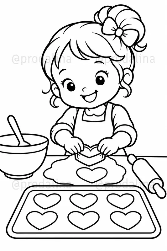 Simple Cozy Toddler Coloring Pages