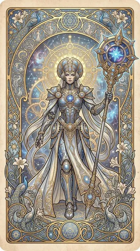 Art Nouveau Tarot Card Art