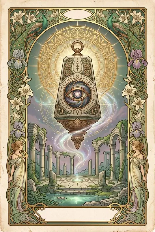 Art Nouveau Tarot Card Art