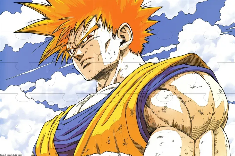 Akira Toriyama Style Colored Manga Art