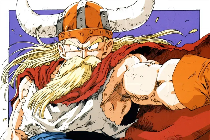 Akira Toriyama Style Colored Manga Art