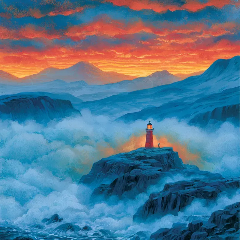 Atmospheric Gouache Landscapes