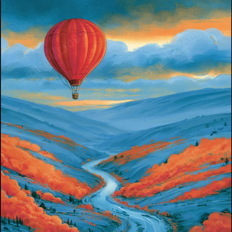 Atmospheric Gouache Landscapes