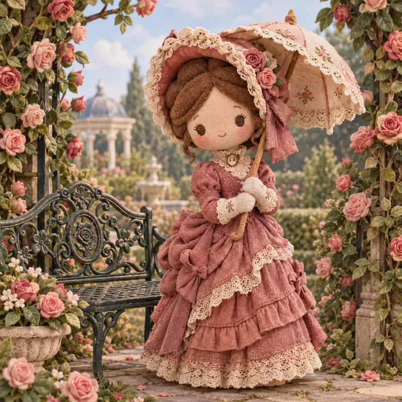 Victorian Lady Plush Dolls