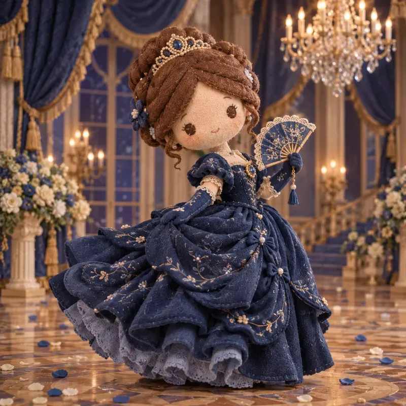 Victorian Lady Plush Dolls