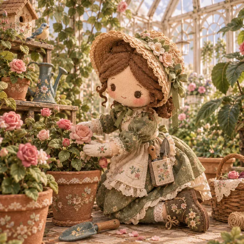Victorian Lady Plush Dolls