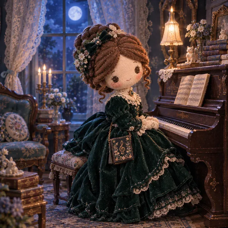 Victorian Lady Plush Dolls