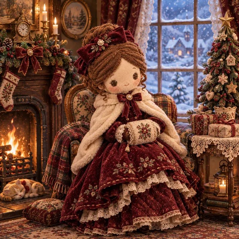 Victorian Lady Plush Dolls