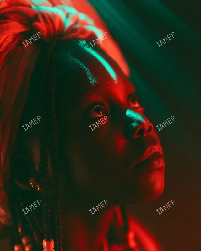 Cinematic Red Teal Portraits