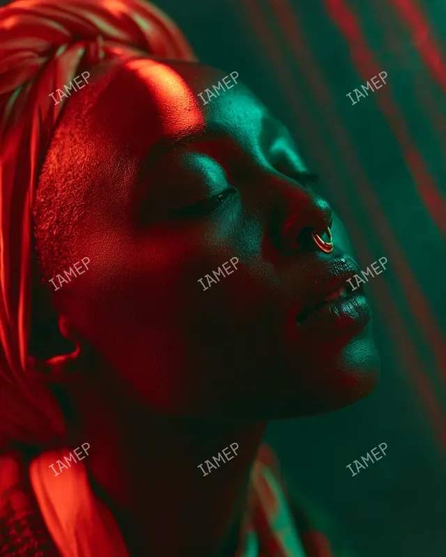 Cinematic Red Teal Portraits