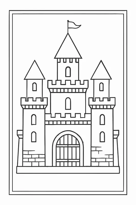 Animal Flower Line Work Coloring Books