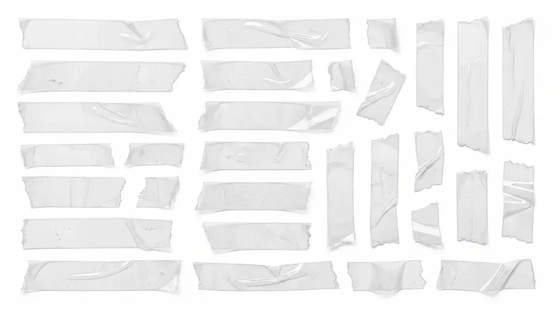 Junk Journal Adhesive Tape Strips