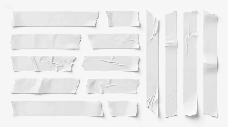 Junk Journal Adhesive Tape Strips