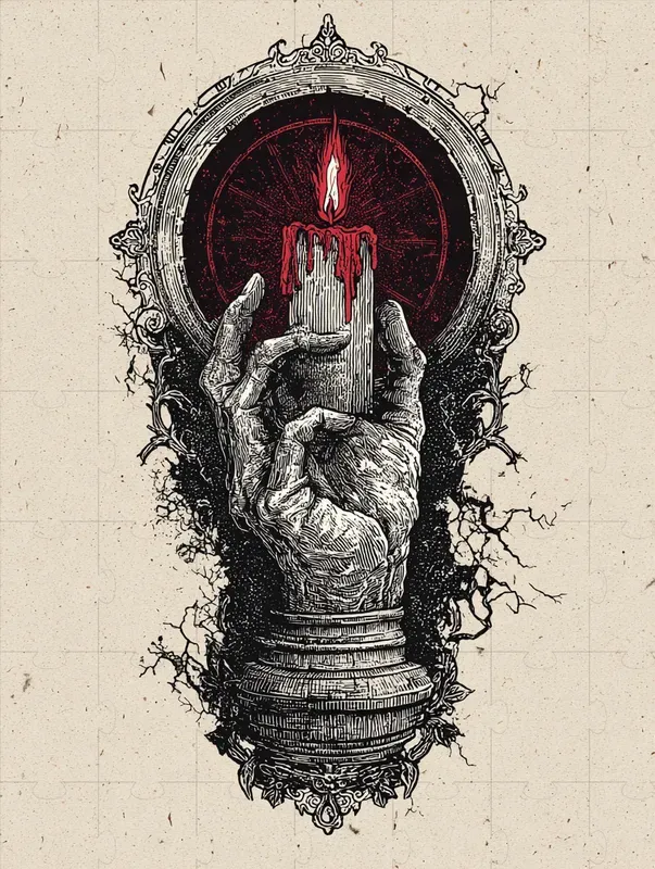Macabre Gothic Horror Illustrations