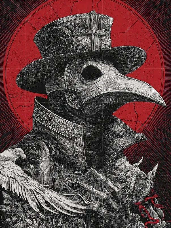 Macabre Gothic Horror Illustrations