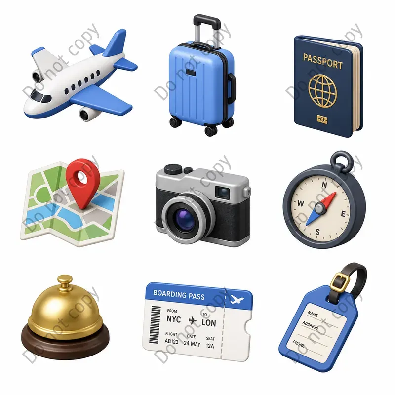 3D Isometric Icon Sets Any Topic