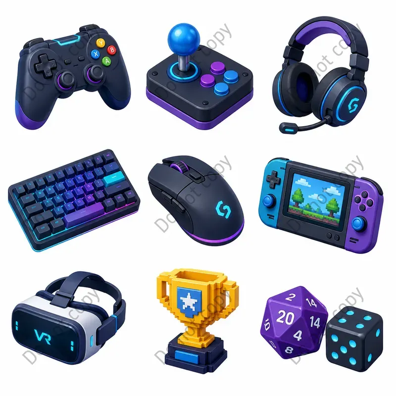 3D Isometric Icon Sets Any Topic