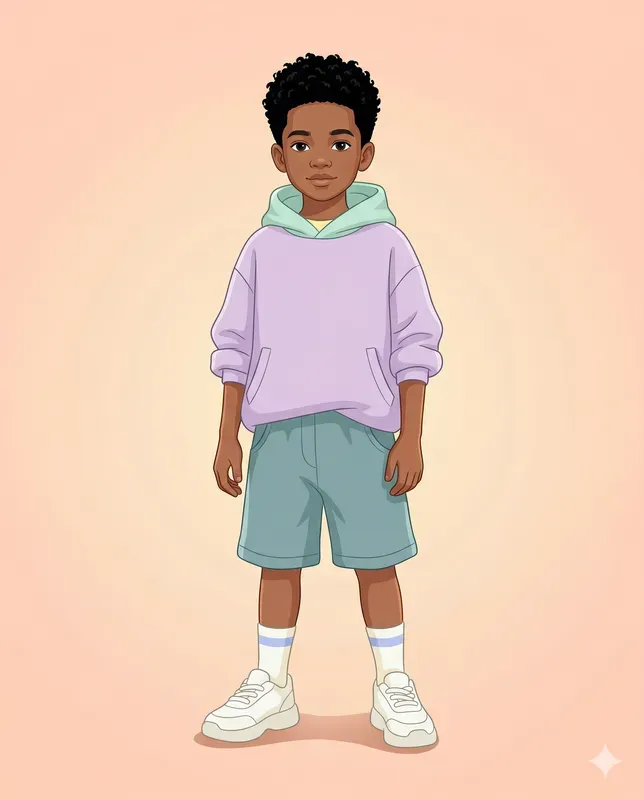 Pastel Kids Fashion Editorial Photos