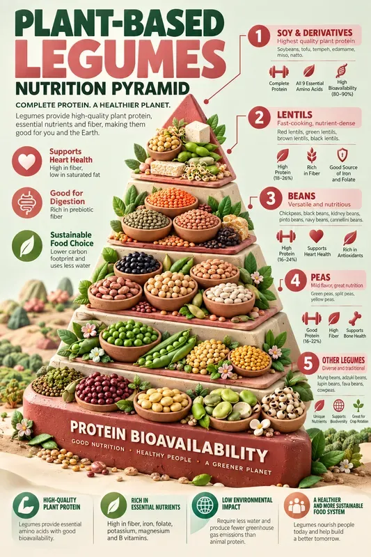 3D Pastel Clay Organic Nutrition Pyramids