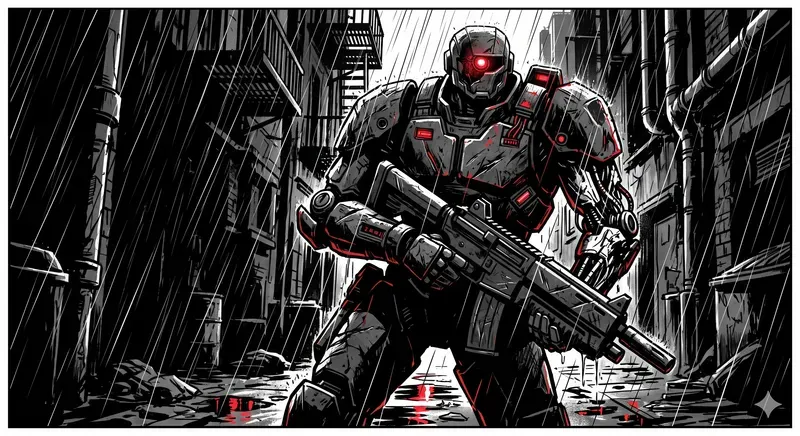 Neonoir High Contrast Comics